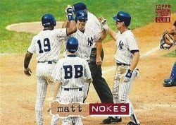 1994 Stadium Club Base Set Matt Nokes #23 card