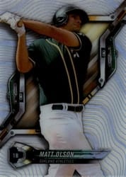 2018 Topps High Tek Base Set Matt Olson #HT-MOS card