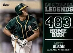 2018 Topps Longball Legends Matt Olson #LL-36 card