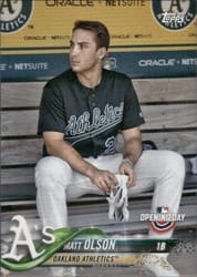 2018 Topps Opening Day Base Set Matt Olson #179b card