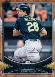 2018 Topps Tribute Base Set Matt Olson #71 card