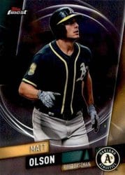 2019 Finest Base Set Matt Olson #93 card