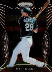 2019 Panini Prizm Base Set Matt Olson #4 card
