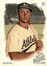 2019 Topps Allen & Ginter Base Set Matt Olson #222 card