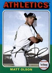 2019 Topps Archives Base Set Matt Olson #105 card
