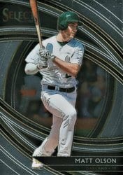 2020 Panini Select Base Set Matt Olson #152 card