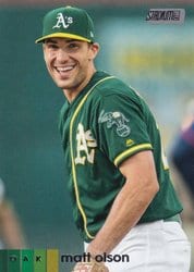 2020 Stadium Club Base Set Matt Olson #11 card
