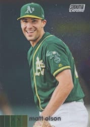 2020 Stadium Club Chrome Base Set Matt Olson #11 card