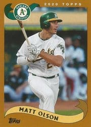 2020 Topps Archives Base Set Matt Olson #242 card