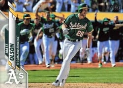 2020 Topps Base Set Matt Olson #319 card