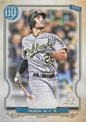2020 Topps Gypsy Queen Base Set Matt Olson #4 card