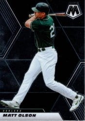 2021 Panini Mosaic Base Set Matt Olson #30 card
