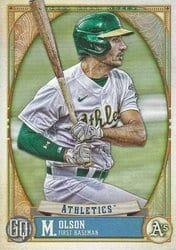 2021 Topps Gypsy Queen Base Set Matt Olson #123 card