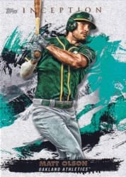 2021 Topps Inception Base Set Matt Olson #44 card