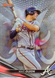 2022 Bowman's Best Base Set Matt Olson #63 card
