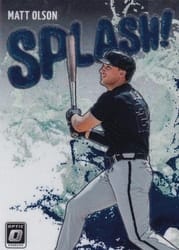 2022 Donruss Optic Splash Matt Olson #SP-10 card