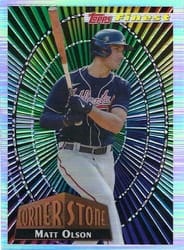 2022 Finest 1994 Finest Cornerstones Matt Olson #94FC-MO card