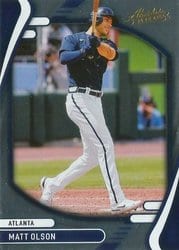 2022 Panini Absolute Base Set Matt Olson #25 card