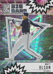 2022 Panini Capstone Big Bang Matt Olson #BB-15 card