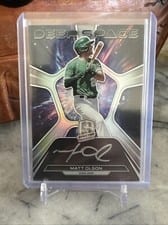 2022 Panini Chronicles Spectra Deep Space Signatures Matt Olson #DSS-MO card