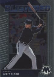 2022 Panini Mosaic Blistered Matt Olson #BL-4 card