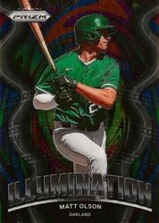 2022 Panini Prizm Illumination Matt Olson #IL-12 card