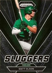 2022 Panini Prizm Sluggers Matt Olson #SL-6 card