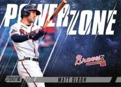 2022 Stadium Club Power Zone Matt Olson #PZ-25 card