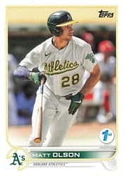 2022 Topps 1st Edition Base Set Matt Olson #149 card