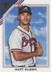 2022 Topps Gallery Base Set Matt Olson #36 card