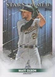 2022 Topps Stars of MLB Matt Olson #SMLB-50 card