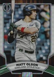 2022 Topps Tribute Base Set Matt Olson #49 card