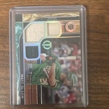 2022 Topps Tribute Triple Relics Matt Olson #TTR-MO card