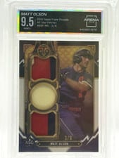 2022 Topps Triple Threads All-Star Patches Matt Olson #ASP-MO card