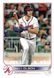 2022 Topps Update Base Set Matt Olson #US2 card