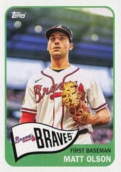 2023 Topps Archives Base Set Matt Olson #149 card