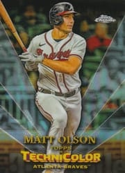 2023 Topps Chrome In Techincolor Matt Olson #TT-17 card