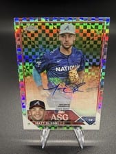 2023 Topps Chrome Update 2023 All-Star Game Autograph Matt Olson #ASGA-MO card
