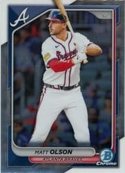 2024 Bowman Chrome Base Set Matt Olson #11 card