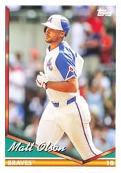 2024 Topps Archives Base Set Matt Olson #230 card