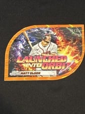 2024 Topps Cosmic Chrome Launched Into Orbit Matt Olson #LIO-3 card