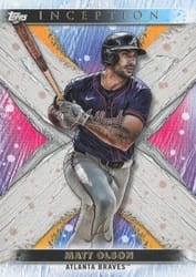 2024 Topps Inception Base Set Matt Olson #124 card