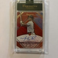 2024 Topps Luminaries Home Run Kings Autograph Patch Matt Olson #HRKAP-MO card