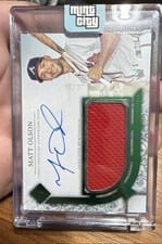 2024 Topps Transcendent Collection Autographed Relics Matt Olson #TCAR-MOL card