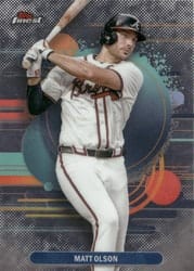 2025 Finest Base Set Matt Olson #189 card