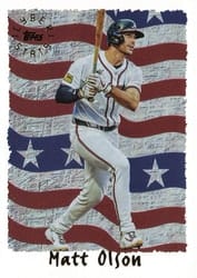2025 Topps Archives 1995 Topps Cyberstats Matt Olson #95C-3 card