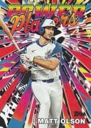 2025 Topps Power Players Matt Olson #PP-4 card