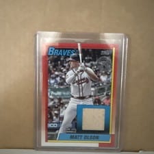 2025 Topps Update 1990 Topps Baseball Relics Matt Olson #90RU-MO card