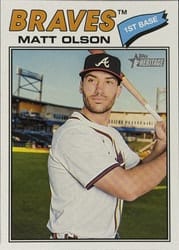 2026 Topps Heritage Base Set Matt Olson #194 card