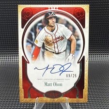 2026 Topps Tier One Prime Performers Autographs Matt Olson #PPA-MO card